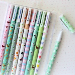 Pack 10 bolígrafos de colores Primavera