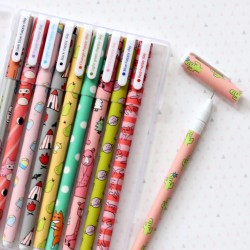Pack 10 bolígrafos de colores Cactus
