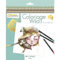 Cuaderno para colorear Coloriage wild 3